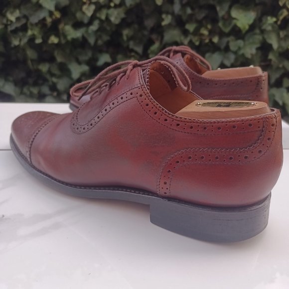 Charles Tyrwhitt Brogue Cap Toe Oxfords Men's US Size 9 F - Picture 4 of 12